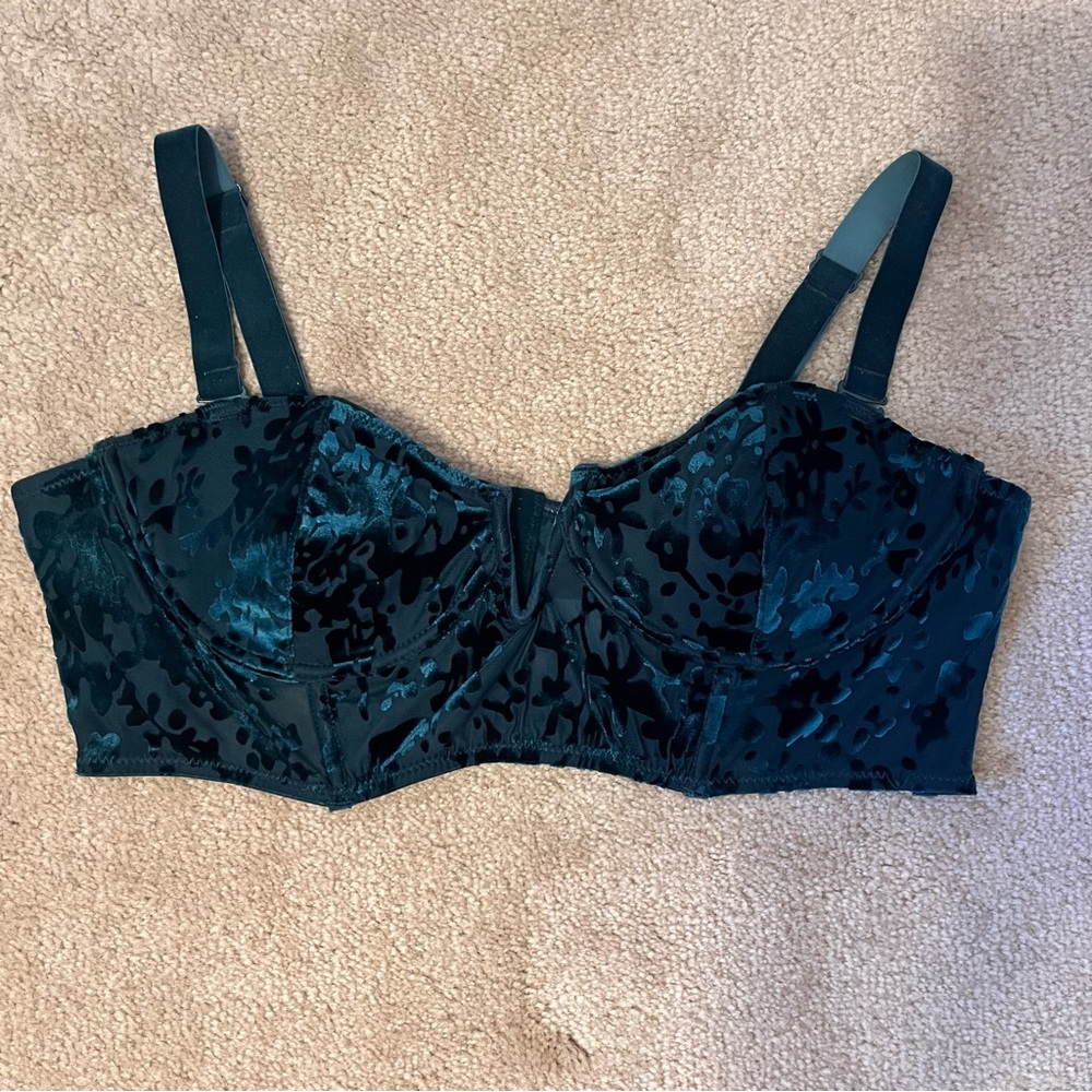 Dynamite Velvet Wired Bralette